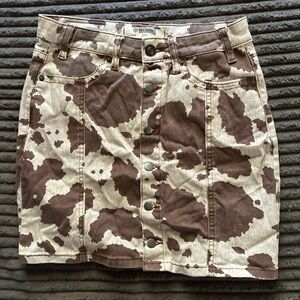 Cow print  Skirt